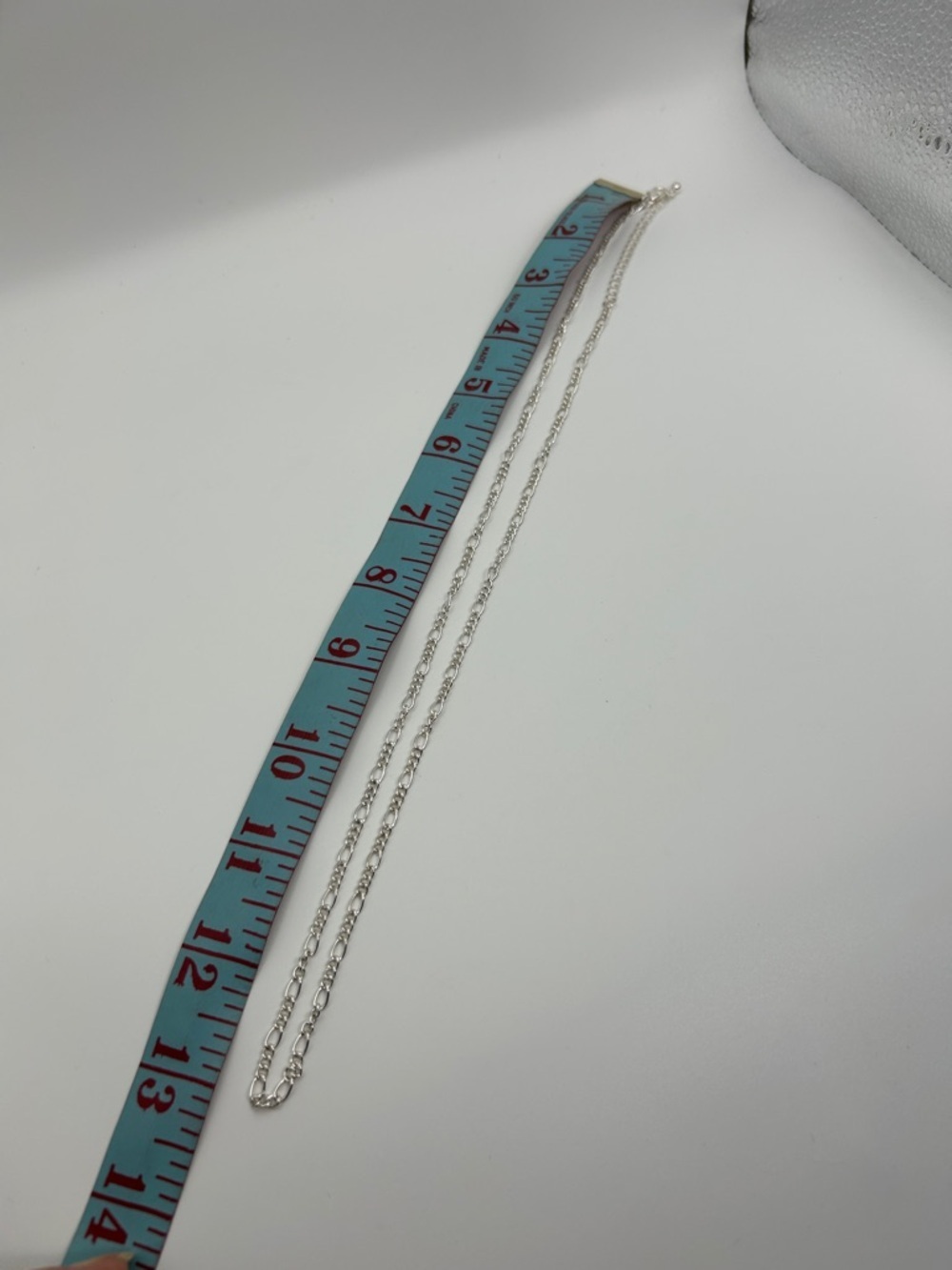 Silver-Tone Chain Necklace Twisted Oval Links Unbranded - Picture 6 of 7